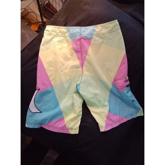 Hurley Board Shorts Beach Swim Men's 30" Waist Yellow Green - Picture 2 of 7